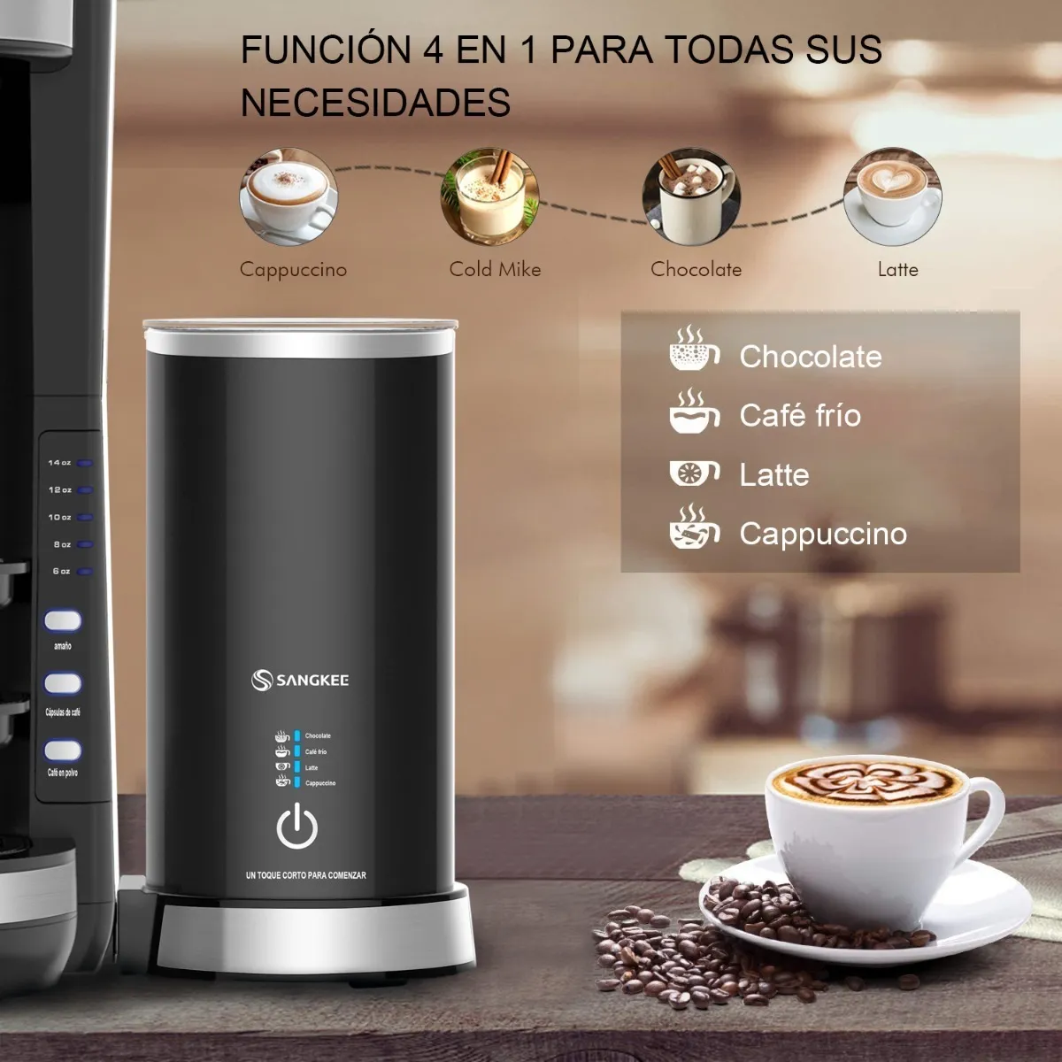 KFJ100 Cafetera de cápsulas de espresso automática universal