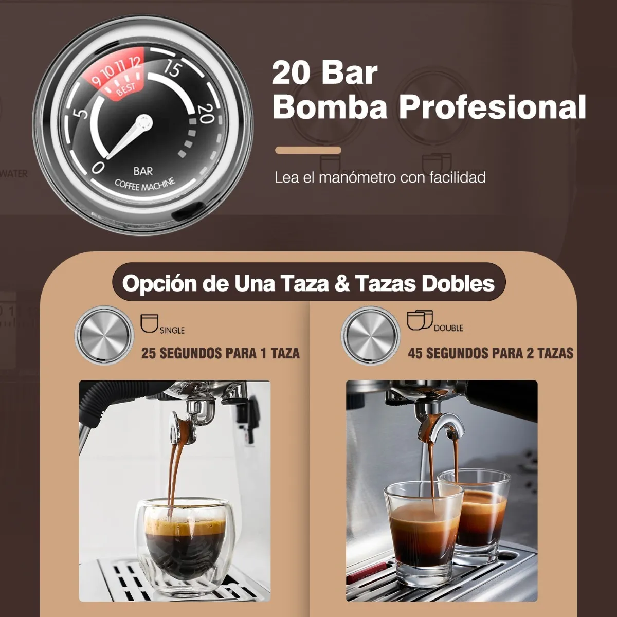 Guía de Texturización de la leche para la Cafetera Espresso con Molinillo  7300 