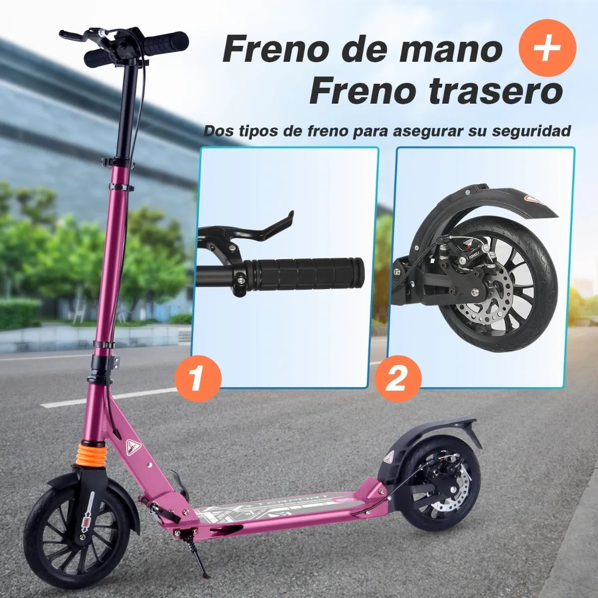 Scooter Electrico Patin Electrico Niños Y Adulto Portatil