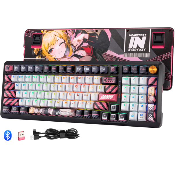 TERPORT x HARUKA 2.0 Teclado Mecánico Inalámbrico Rgb Anime - Image 2