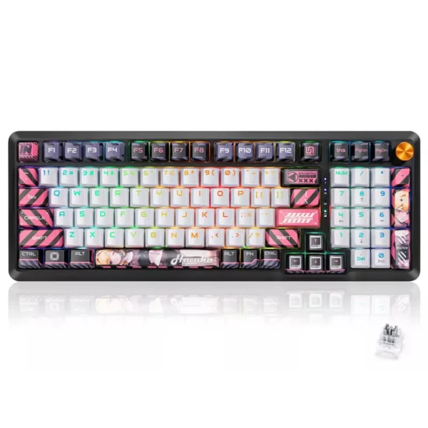 TERPORT x HARUKA 2.0 Teclado Mecánico Inalámbrico Rgb Anime