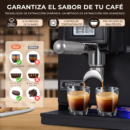 SANGKEE Cafetera Espresso 20 Bares, Molinillo Integrado, Doble Caldera PID