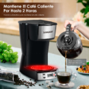 Cafetera de Goteo Sangkee 12 Tazas  Programable con Temporizador