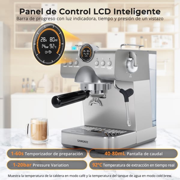 SANGKEE Cafetera Espresso