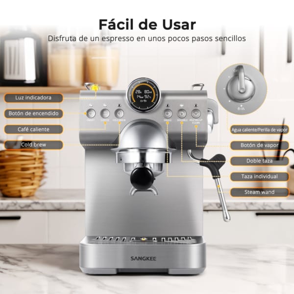 SANGKEE Cafetera Espresso