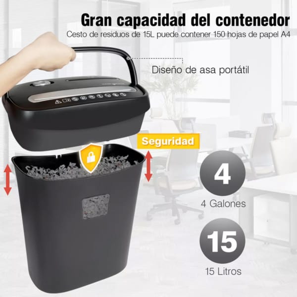 Trituradora de papel