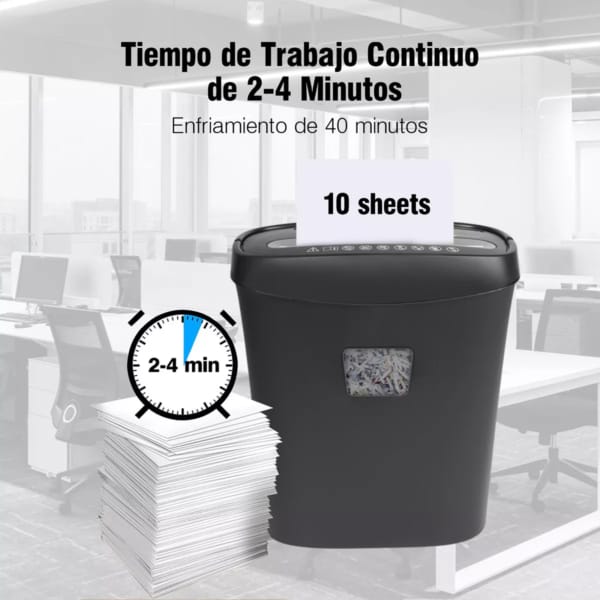 Trituradora de papel