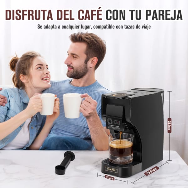 Sangkee Cafetera De Porción Individual 20 Bares