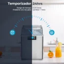 Máquina de hielo portátil Nugget 20kg/día