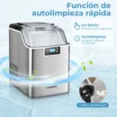 Máquina de hielo portátil Nugget 20kg/día