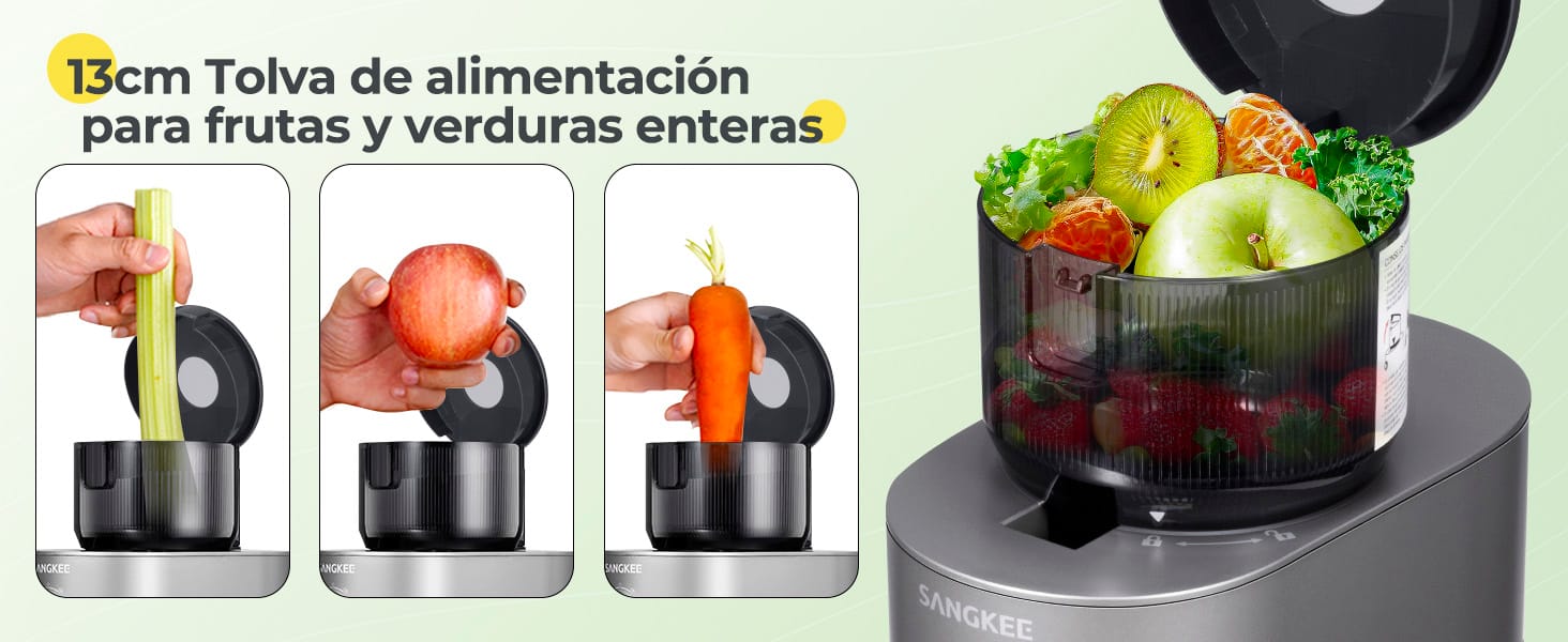 extractor de jugos prensado en frío