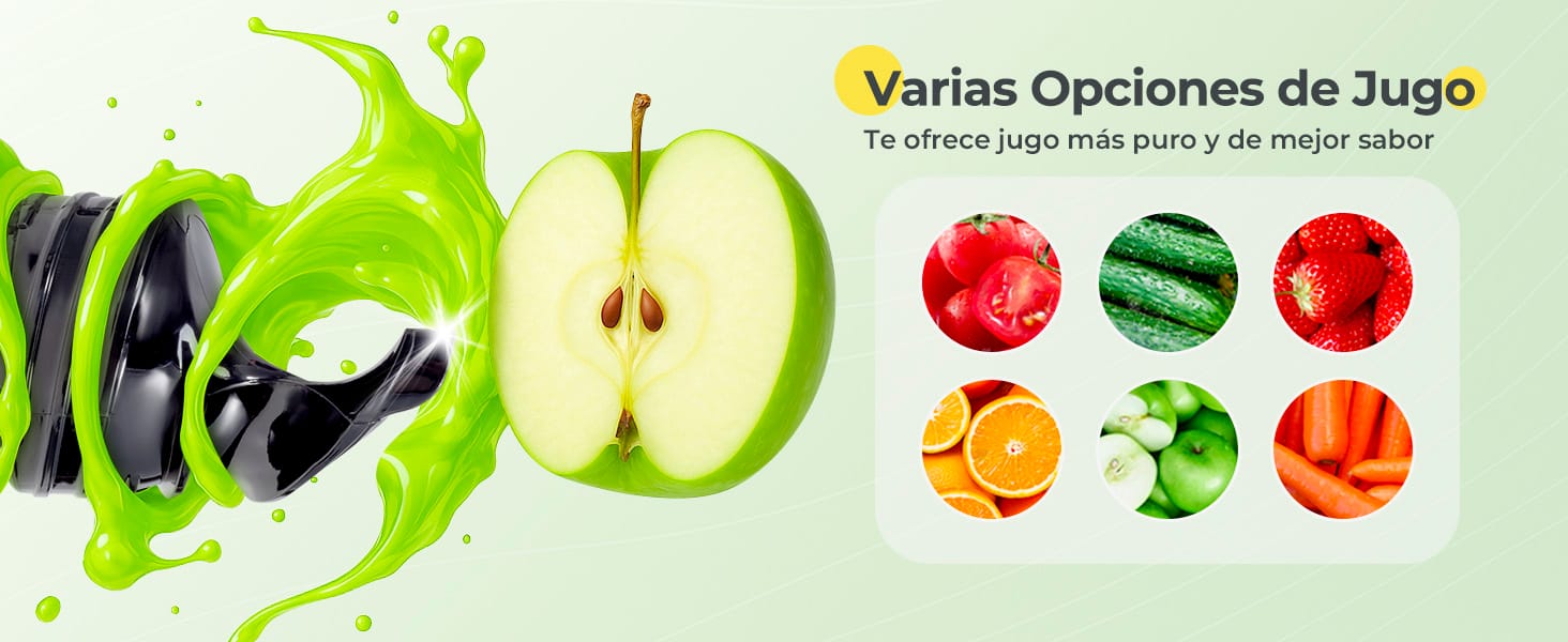 extractor de jugos prensado en frío