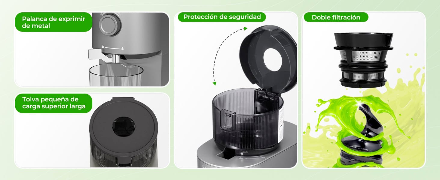 extractor de jugos prensado en frío