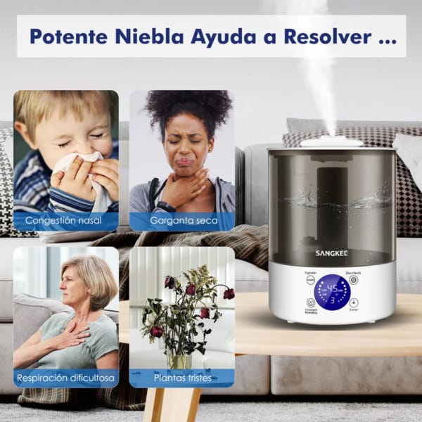 Humidificador ultrasónico 2.8 L