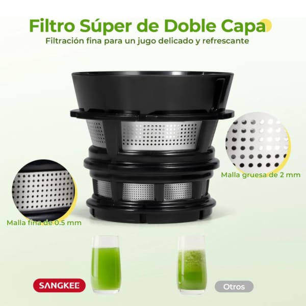 extractor de jugos prensado en frío