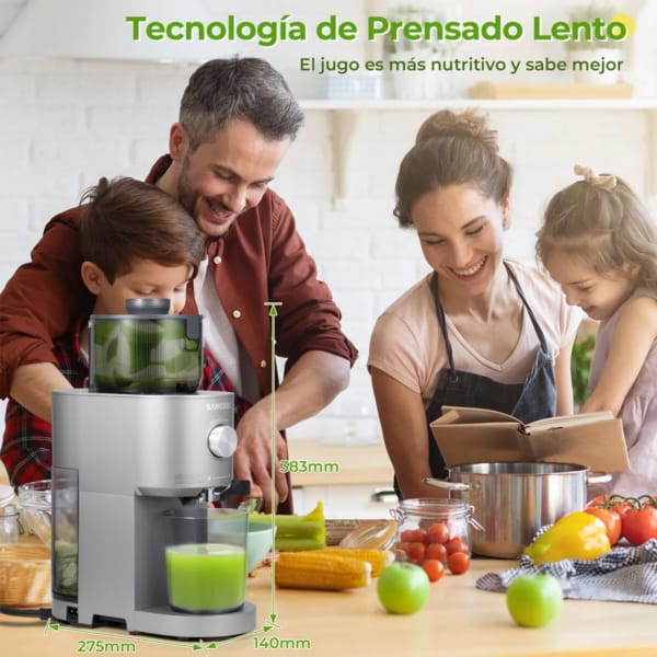 Extractor de jugos prensado en frío – Limpio y potente | Marca - 图片 9