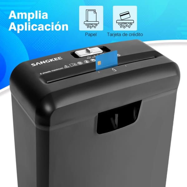 trituradora de papel 6 hojas